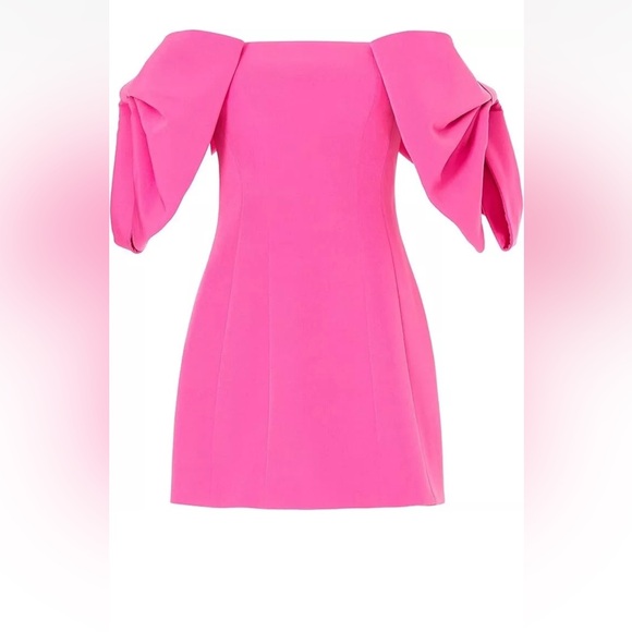 TOCCIN Design Collective Bow Sleeve Mini Dress SZ.4 - Picture 2 of 5